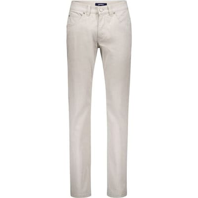Gardeur Broek Bill Luxury Comfort Subtle Texture Pattern Business Hero Licht Grijs / male
