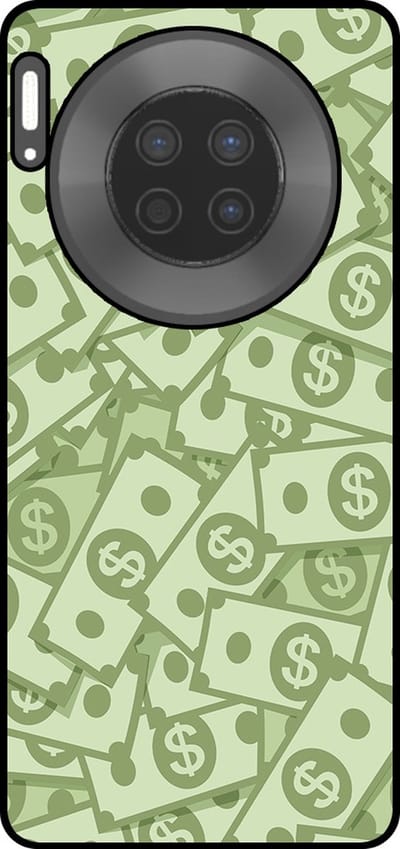 Smartphonica Telefoonhoesje Geschikt voor Huawei Mate 30 met Geld Opdruk - TPU Backcover Case With Money Design geschikt voor Huawei Mate 30