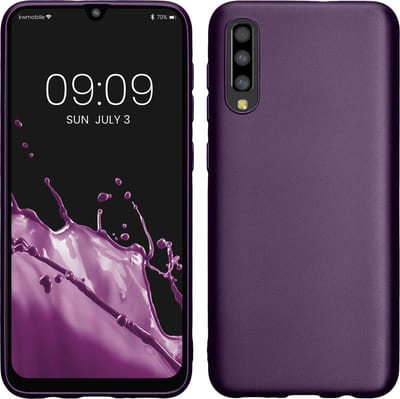 kwmobile telefoonhoesje geschikt voor Samsung Galaxy A50 - Hoesje voor smartphone - Back cover in metallic braam