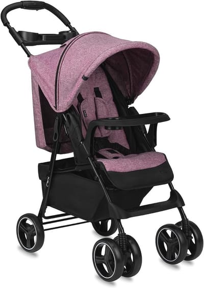 Kinderbuggy voor 6 maanden en ouder met 5-punts veiligheidsgordel, inklapbaar en lichtgewicht