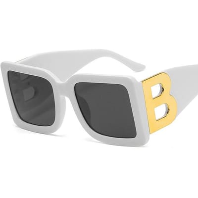 Oversized Vierkante Zonnebril Dames Mode Nieuwe Vintage Groot Montuur Shades Heren Zonnebrillen Uv400 Brillen as picture