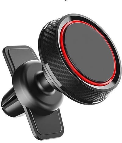 LuxeBass Telefoonhouder auto | Universeel | Ventilatie | Ventilatierooster | Magneet Houder | Smartphone | Mobiele telefoon LB448