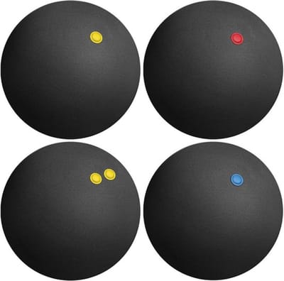 Allecto Plus - Squashball set met hoge stuiterende ballen voor