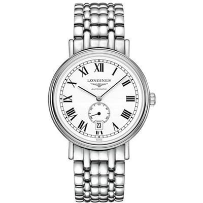 Longines Fashion Series Automatisch Mechanisch Uurwerk Casual Herenhorloge Herenhorloges Wit Staal L4.905.4.11.6 Silver White Strap white