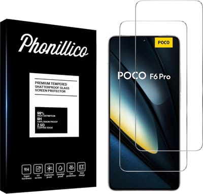 Screenprotector voor Xiaomi Poco F6 Pro 5G - 2 stuks Beschermglas van glas Transparante glazen schermbeschermfolie