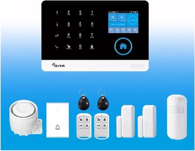 Alarmsysteem Thuis - Inbraakbeveiliging GSM - Huis Beveiligen - Tuya App Controle - 185x125mm - Wit