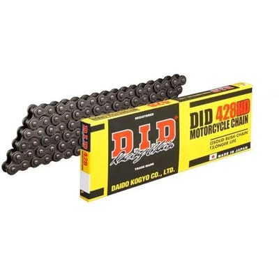 Motorfiets rolketting D.I.D 428Hd(B&B) X 114 Mail. Rj