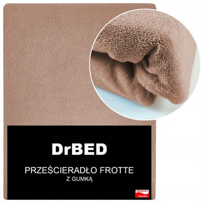 DrBED - Frottee Hoeslaken - 90x200 cm - Zacht en Ademend - Made in Poland