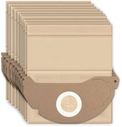 20x Dparts stofzuigerzakken geschikt voor Karcher WD2 en MV2 series - nr. 6.904-322.0