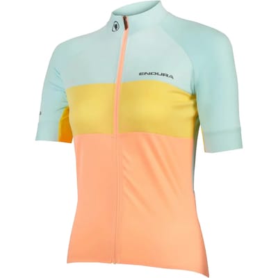 Endura Fs260-pro Ii Korte Mouw Wielertrui Veelkleurig S Vrouw