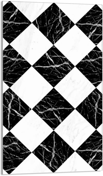 TMK ArtDeko - Snijplank van Glas - 30x52 cm - Mozaïekpatroon