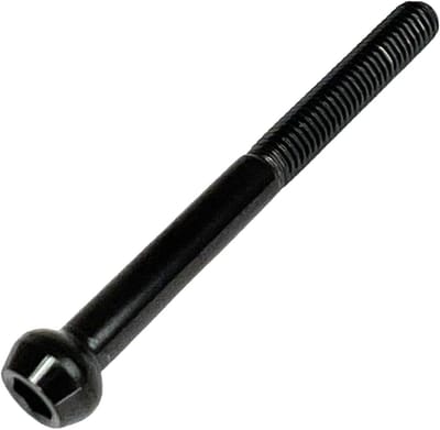 Titanium Schroef Zadelpen - Fiets Schroef - Fiets Zadel Verstel - Kogelkop Ontwerp - M5 x 50mm - Zwart