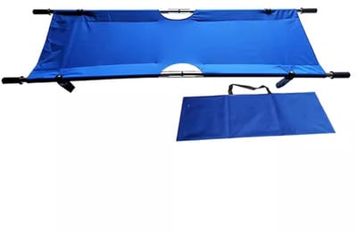 Draagbaar Bed - Opvouwbaar Brancard - Patiënt Transport - Stabiele Constructie - 100 kg Draagkracht - Zwart