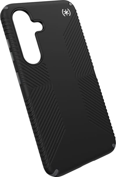 Speck Presidio2 Grip Magnet - Samsung Galaxy S25 / 24 MagSafe Case - Black/Slate Gray/White