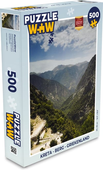 Puzzel Kreta - Berg - Griekenland - Legpuzzel - Puzzel 500 stukjes