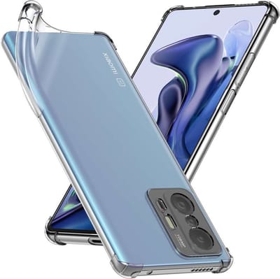 ebestStar - Hoes geschikt voor Xiaomi 11T, 11T Pro, Silicone Slim Cover Case, Versterkte Hoeken en Randen hoesje, Transparant