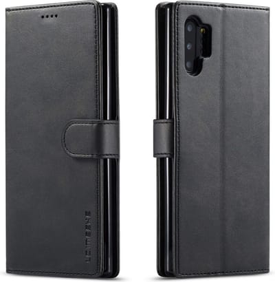 LC.IMEEKE Hoesje - Geschikt voor Samsung Galaxy A32 5G Hoesje - LC.IMEEKE Luxe Book Case - Zwart