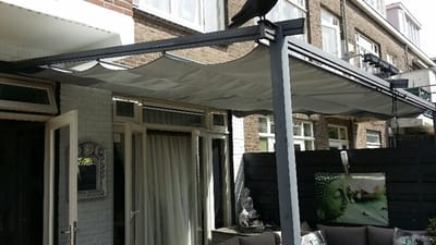 CamoBob Waterdichte stof - 156 cm breed - Lichtgrijs polyester met UV-bescherming