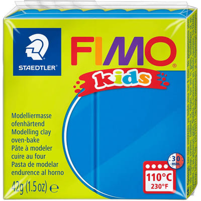 Staedtler Fimo Kids boetseerklei 42g blauw Klei