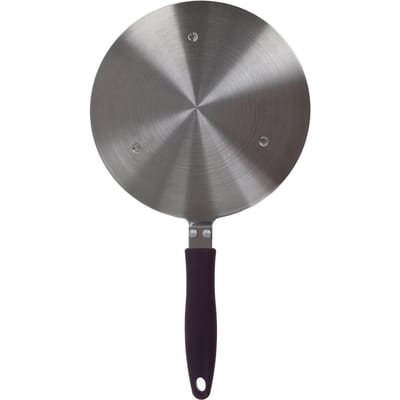 Inductie Adapterplaat Roestvrij Staal Warmteverdeler met Paarse Handgreep Keukenaccessoires voor gray