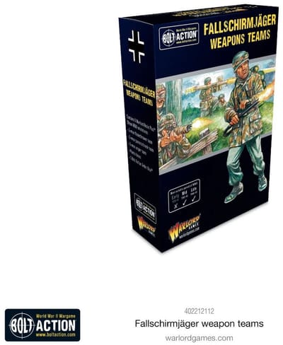 Fallschirmjager weapons teams (Bolt action nieuw)
