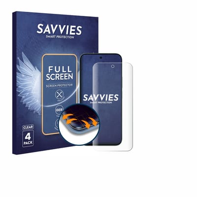 Savvies - Screenprotector voor Honor X6c - Folie Beschermfolie transparant volledig dekking 4 Stuks