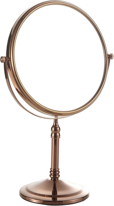 Ronde Make-up Spiegel met 1x en 3x Vergroting, 360 Graden Draaibaar