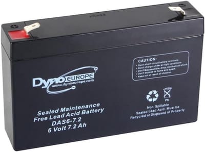 Vervangende Loodzuur Batterij 6V 7.2Ah voor Alarm, Gereedschap en Speelgoed