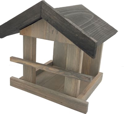 GARDEN SPIRIT Vogelvoederhuisje - Wandmodel Vogelhuisje - FSC Hout - 21x23x26 cm
