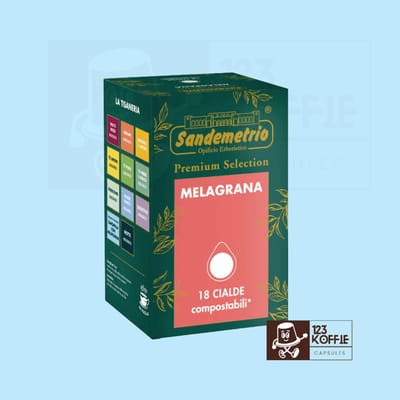 Sandemetrio Kruidenthee alla Melagrana ESE 44 mm 18 x Granaatappel Infusie Pads