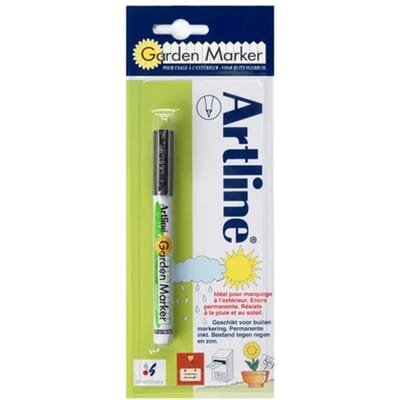 Artline - Marker - Garden - Permanent - Zwart - 0,8m