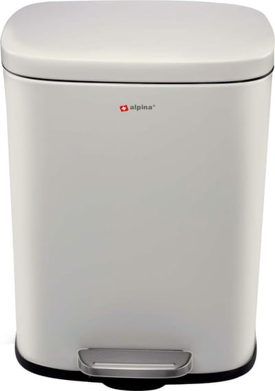 Alpina Pedaalemmer - soft-close - rvs - 5 liter - L21,5 x B18,5 x H30