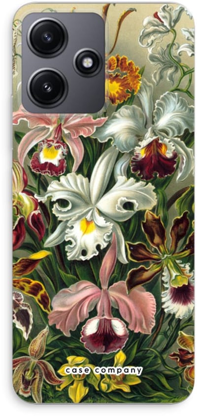 Case Company® - Hoesje geschikt voor Xiaomi Redmi 12 hoesje - Haeckel Orchidae - Soft Cover Telefoonhoesje - Bescherming aan alle Kanten en Schermrand