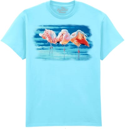 Flamingo Early Summer Breeze The Coloured House T-shirt S