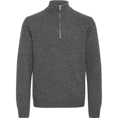 Halflange wolachtige trui met rits Casual Friday Karl