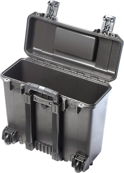 Koffer met Wielen - Reiskoffer Trolley - Veilig Vervoer - Schokbestendig Waterdicht - 49 x 43.5 x 25.5 cm - Zwart