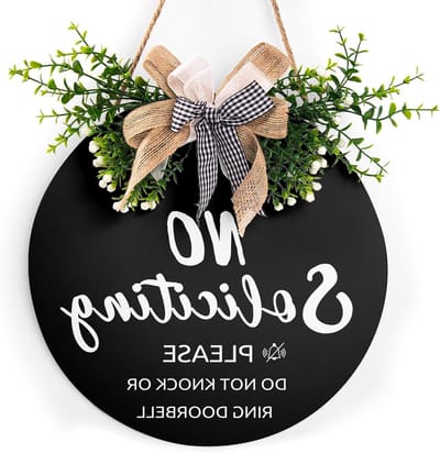 Houten Deurbord - Welkomstbord Veranda - Bezoekers Informeren - Rustiek Boerenontwerp - 30 x 30 cm - Niet gespecificeerd