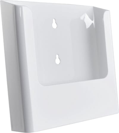 A5 Witte Wandfolderhouder / Brochurehouder / Houder Met Boorgaten - Type A5-Wit