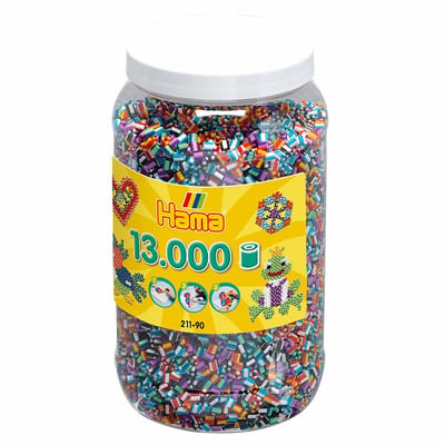 Hama Ironing Kralen in Pot - Zebra (090) 13.000pcs.
