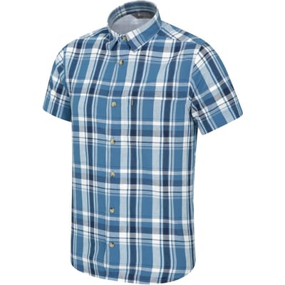 Mountain Warehouse Heren overhemd in katoen (Donkerblauw)