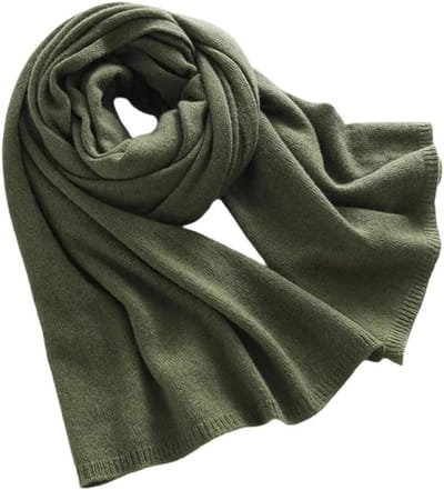 Katoenen Sjaal - Gebreide Wrap - Warmte en Stijl - Zachte Dubbele Laag - Unisex Model - Effenn
