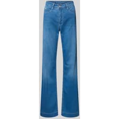 Mac blauwe dames jeans   Dream   Regular waist   Wide leg fit   5-Pocket zakken   Duurzaam   Regular waist Blauw 36/34