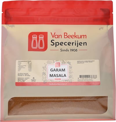 Van Beekum Specerijen - Garam Masala - 1 KG (hersluitbare stazak)