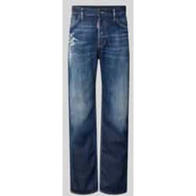 straight fit jeans in used-look