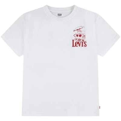 Levi´s ® Kids Burger Meal T-shirt Met Korte Mouwen Wit 4 Years Jongens