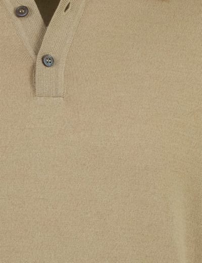 Bugatti poloshirt korte mouw beige