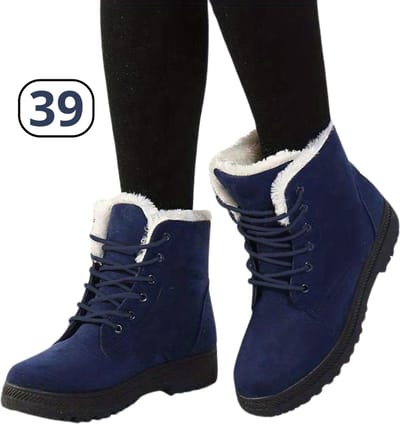 Livano Sneeuwschoenen Voor Dames - Snowboots - Wintersport Sneeuwboots - Ski Gadgets - Maat 39 - Blauw
