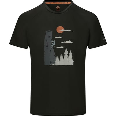 Dare 2B Heren Tech II Bergbeklim T-shirt (Zwart)