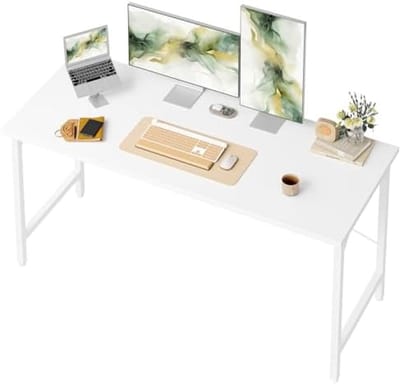 PromoHome Kantoorbureau 120x48 cm - Stabiel Werkblad met Industriële Uitstraling