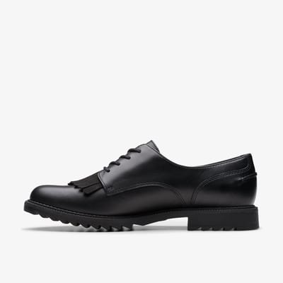 Griffin Mabel2 Zwarte Leren Schoenen